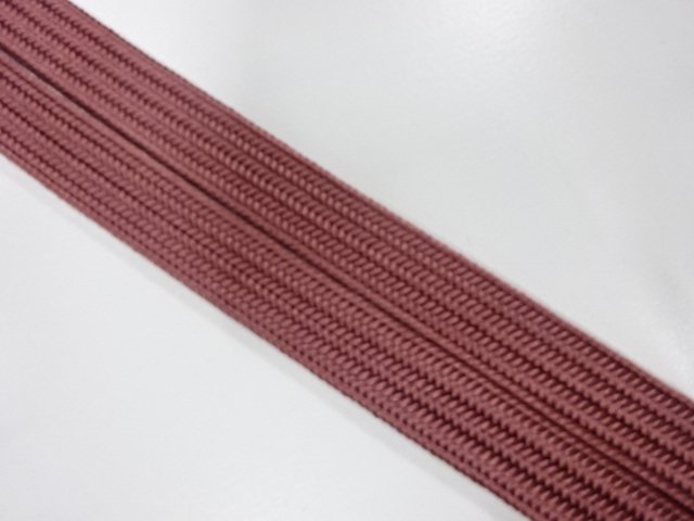  未使用品　正絹　帯留め用　手組四分紐